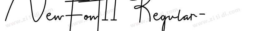 NewFont11 Regular字体转换